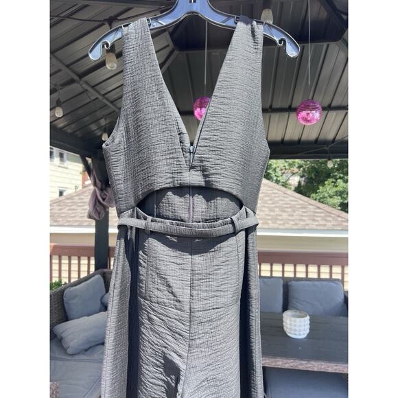 Rachel Comey Jumpsuit Womens Size 4 Plunge V Neck Goth Whimsigoth Grunge Party - Picture 7 of 8